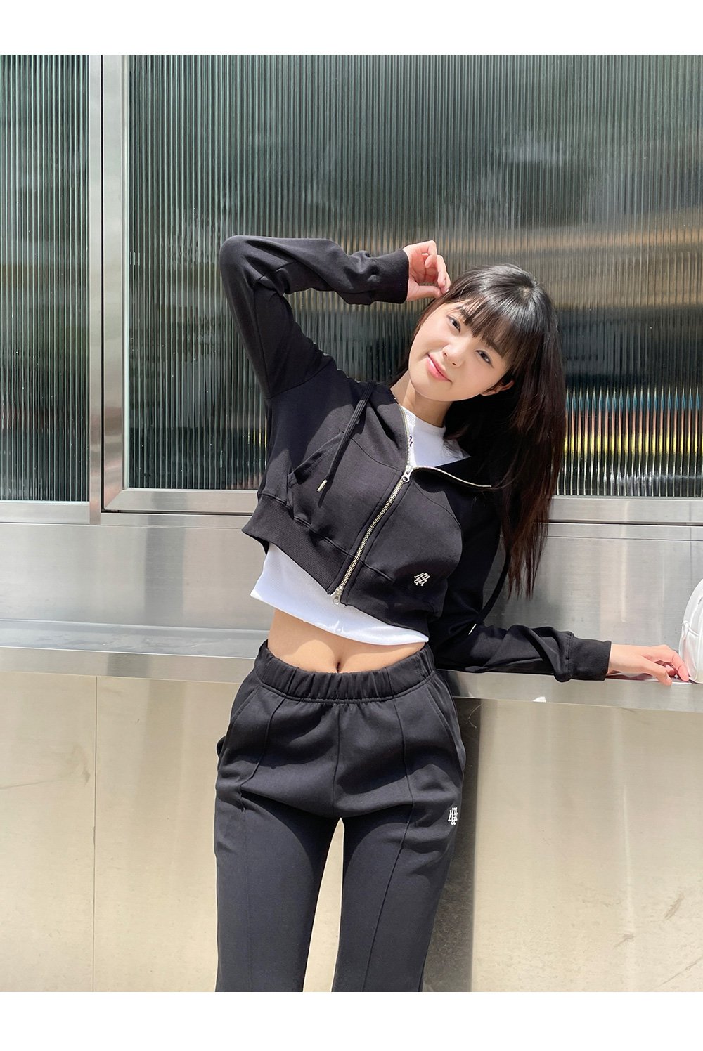 楽天市場】muahmuah【セット】スリムフィット フードジップアップ