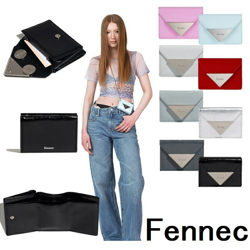 楽天市場】Fennec (フェネック) CRINKLE TRIANGLE TRIPLE WALLET