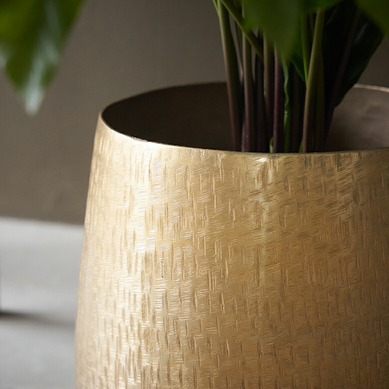 楽天市場】プランターカバー アルミポット アルミニウム 金属 メタル 7