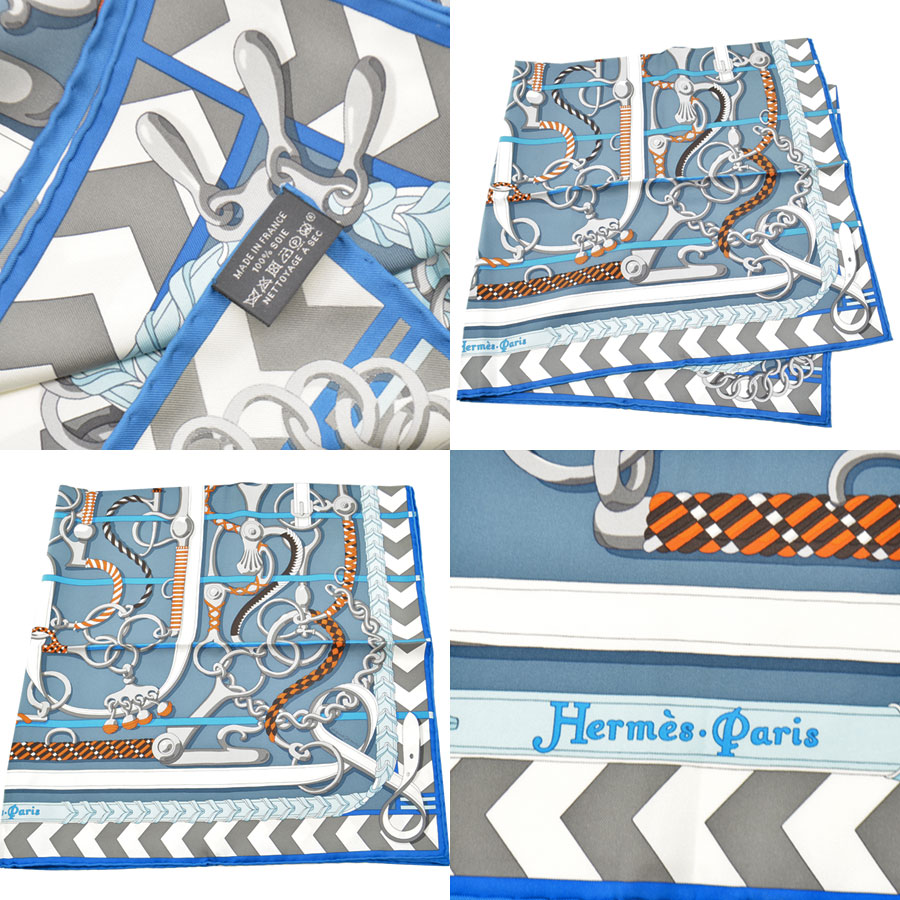 楽天市場】【美品】エルメス HERMES スカーフ カレ 90 乗馬の装具一式