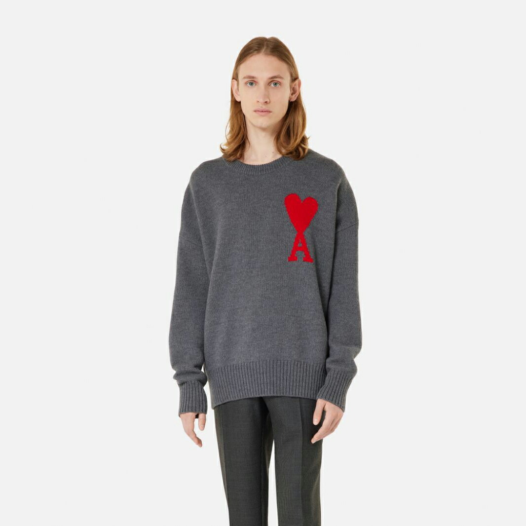 楽天市場】AMI PARIS｜アミパリ ビックハートロゴ入り オーバーサイズ