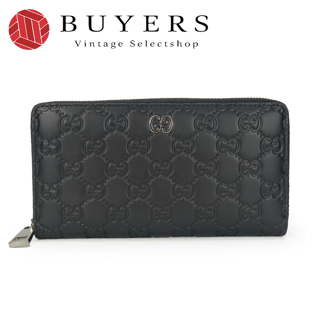 楽天市場】【中古】 グッチ 長財布 473928 グッチシマ ブラック