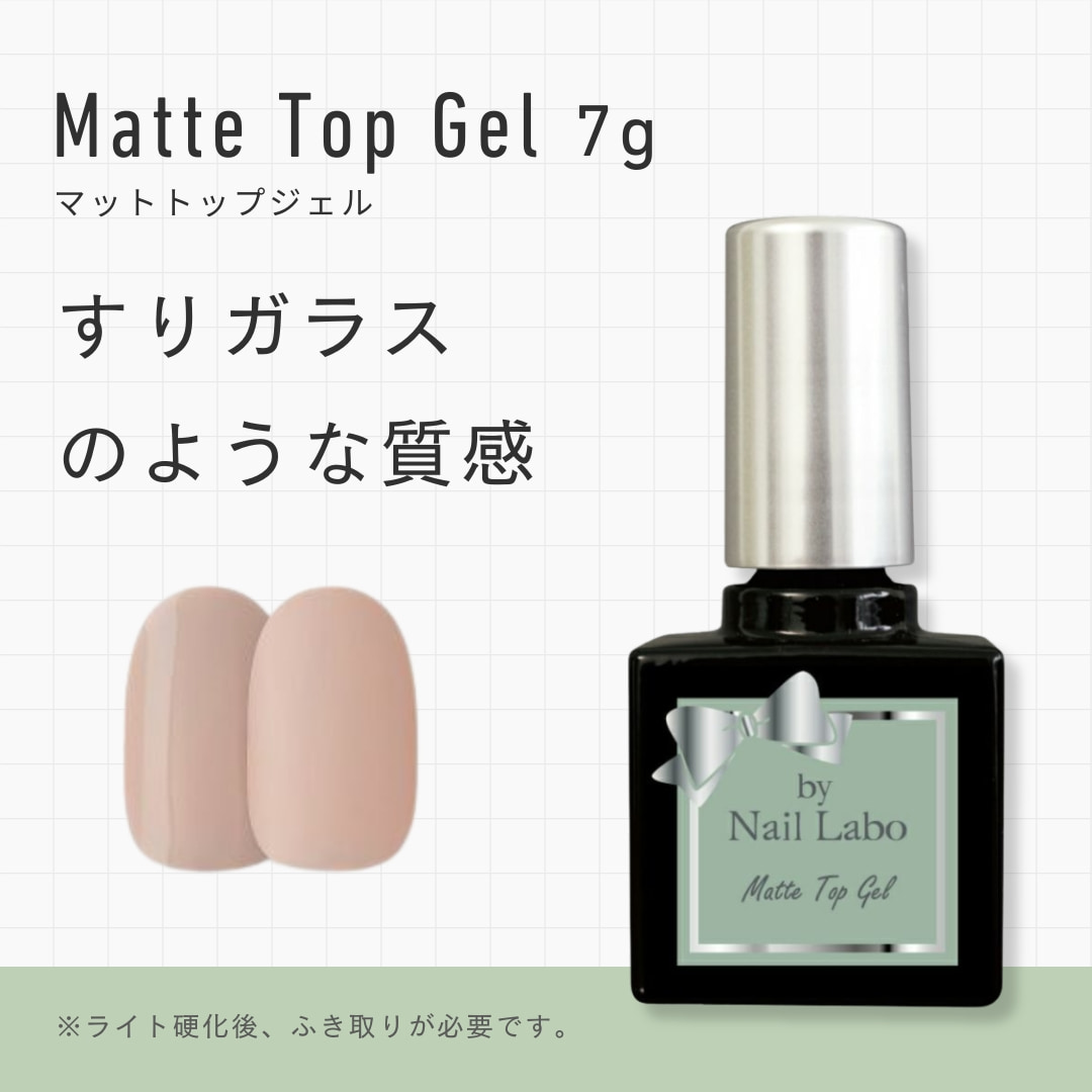 楽天市場】ネイルラボ マットトップジェル（すりガラスのような質感