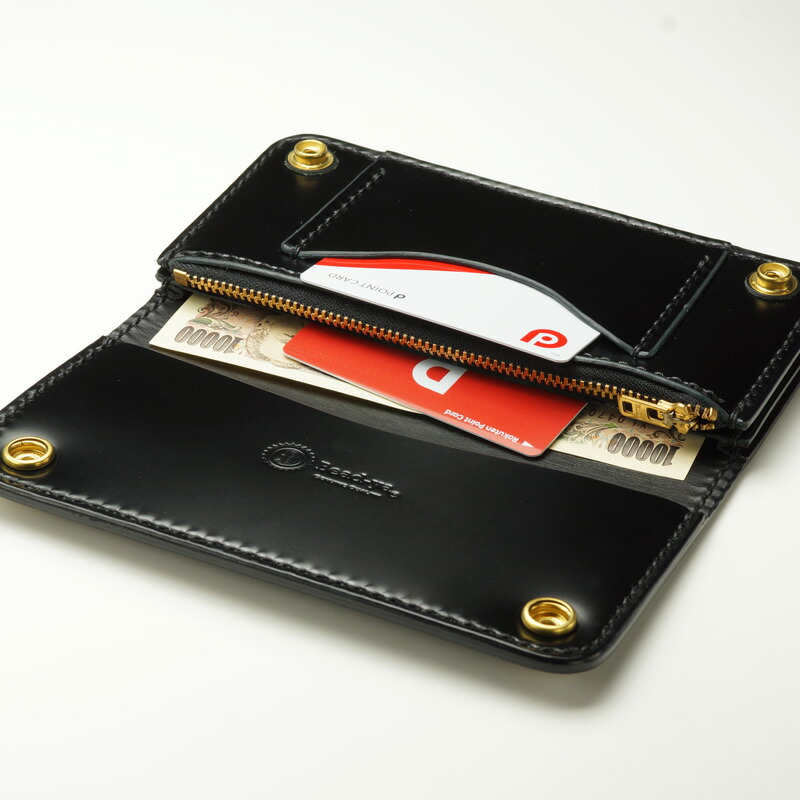 楽天市場】トラッカーズウォレット コードバン TYPE II 黒【長財布