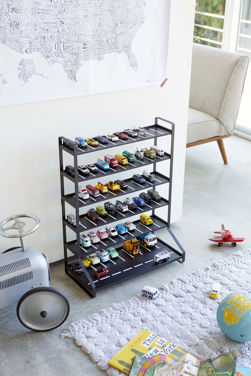 楽天市場】おもちゃ収納 YAMAZAKI tower ミニカー＆レールトイラック