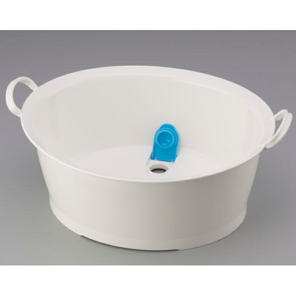 楽天市場】洗濯桶 マミーウォッシュタブ 底栓付 ホワイト 容量12L