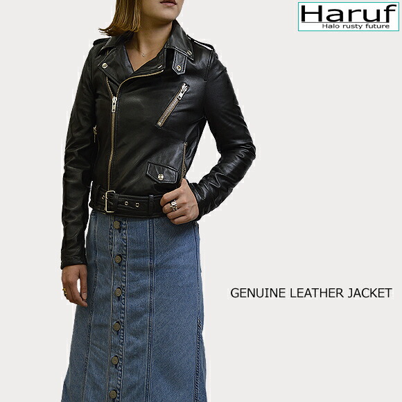 楽天市場】レディース ダブルライダース ジャケット レザージャケット