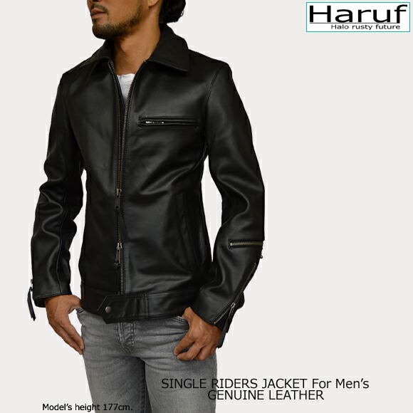 楽天市場】本革 シングルライダースジャケット レザージャケット 革