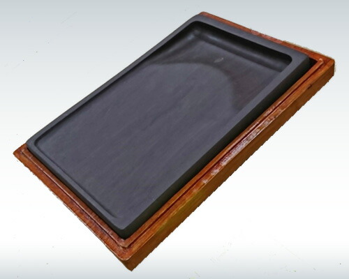 楽天市場】【中国硯】『宋坑端渓硯/7吋』角型 木箱付 810g 書道用品