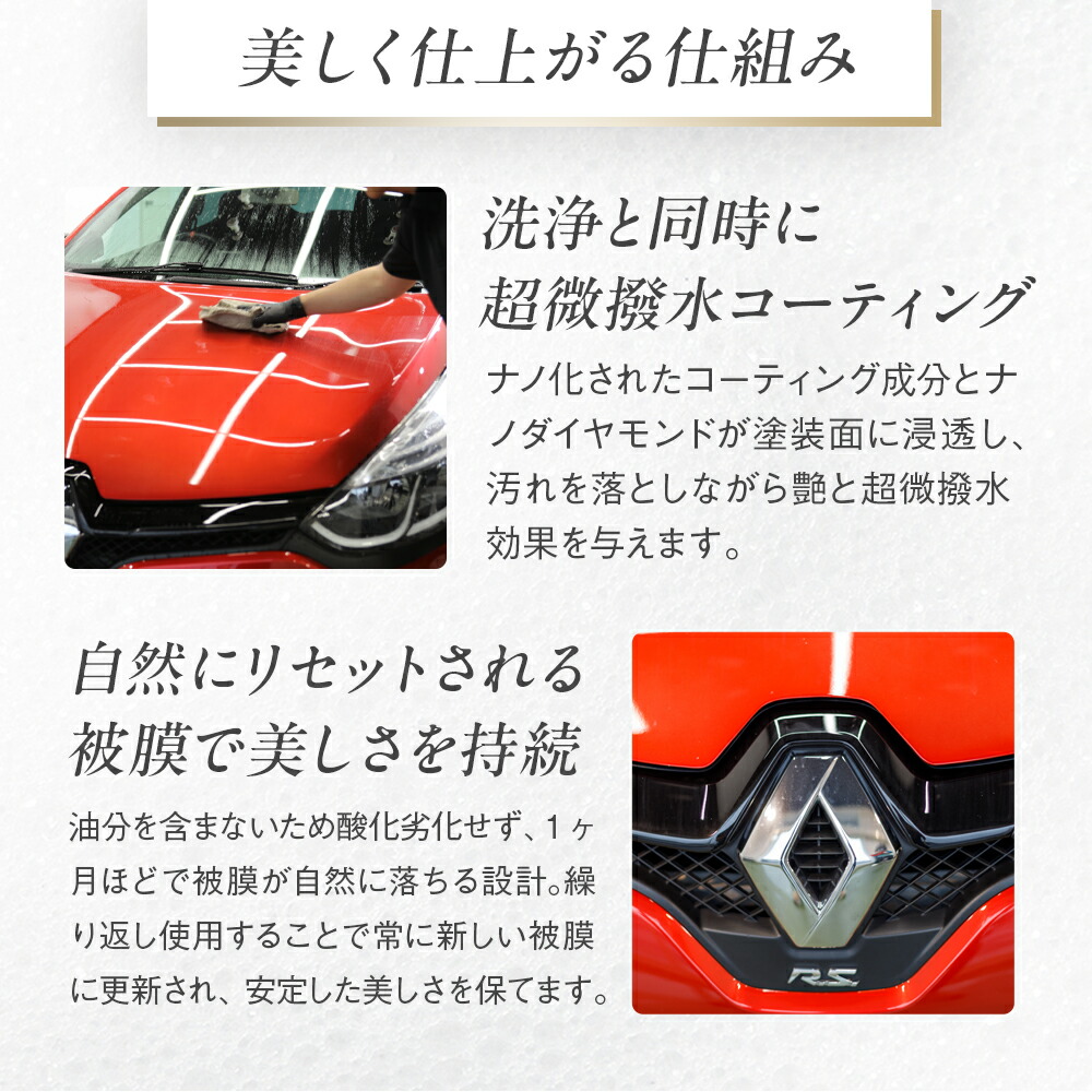 楽天市場】【防汚性コーティング】ナノダイヤモンド トナー 500ml カー