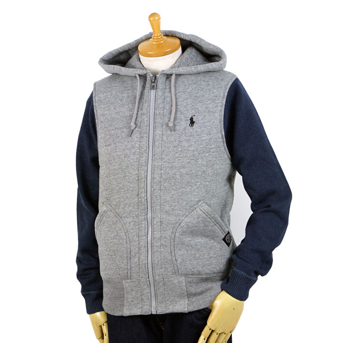 楽天市場】ラルフローレン POLO Ralph Lauren Fleece Vest Hoodie 中綿