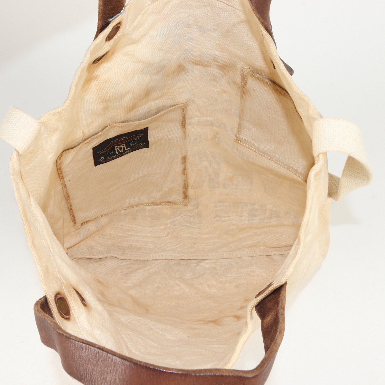 楽天市場】RRL ダブルアールエル レザー ハンドル キャンバス 2WAY