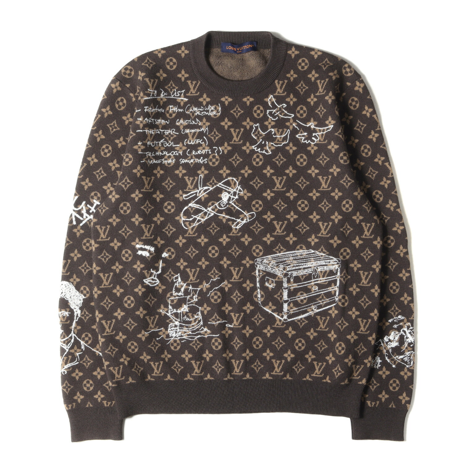 楽天市場】LOUIS VUITTON ルイヴィトン ニット サイズ:L 23AW