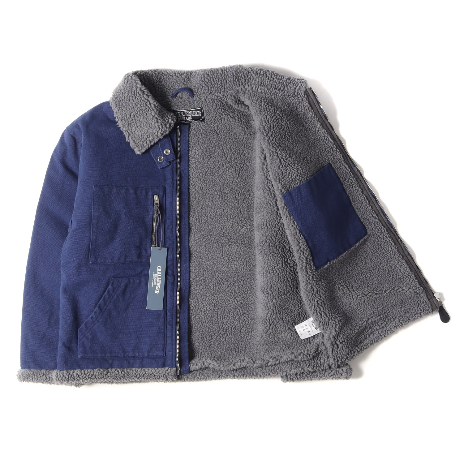 楽天市場】CHALLENGER チャレンジャー ジャケット B-3 ダック ボア