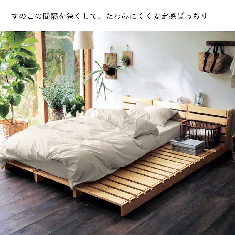楽天市場】【20%OFF! 3/3 20:00-3/11 9:59】ベッドフレーム パレット風