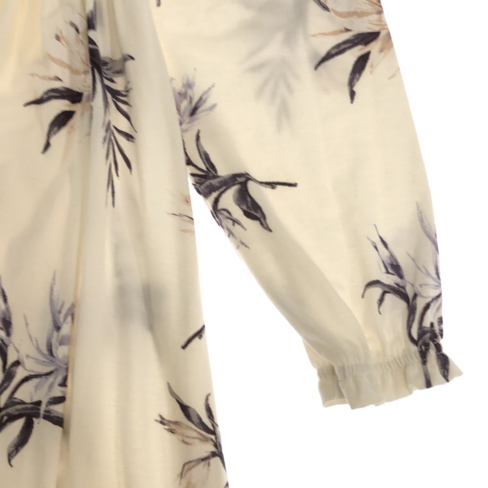 楽天市場】ジェラートピケ 未使用 花柄 長袖 カップ付き ワンピース F