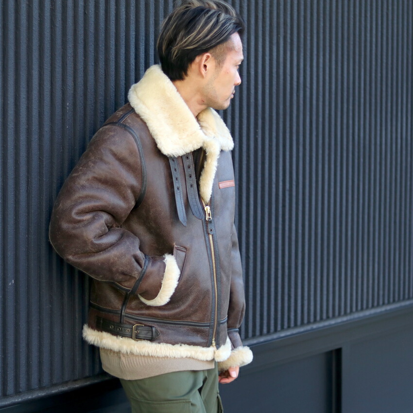 楽天市場】AVIREX アビレックス B-3フライトジャケット 2105 ブラウン