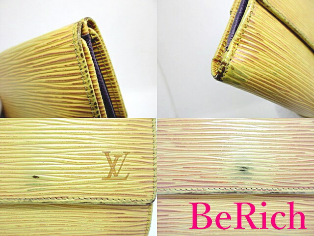 楽天市場】ルイ ヴィトン LOUIS VUITTON Wホック 三つ折り財布 エピ