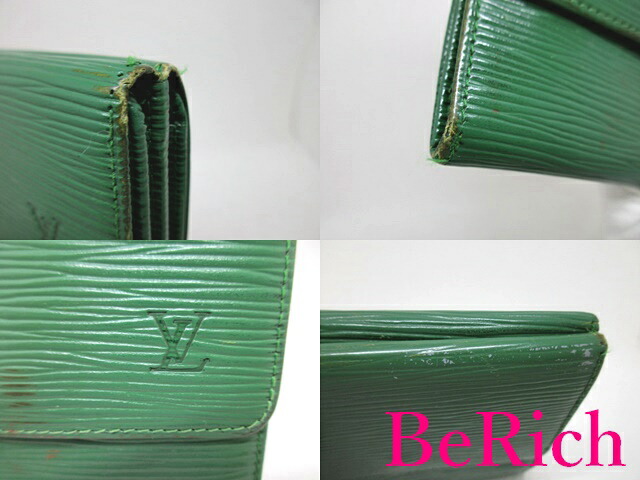 楽天市場】ルイ ヴィトン LOUIS VUITTON Wホック 三つ折り財布 エピ