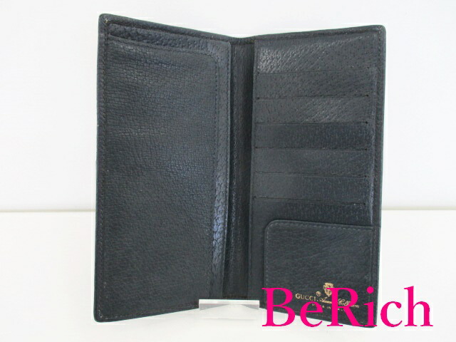 楽天市場】グッチ GUCCI 長財布 札入れ 0103.713 GG ネイビー 紺