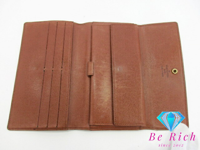 楽天市場】ルイ ヴィトン LOUIS VUITTON 三つ折り 長財布 M61215