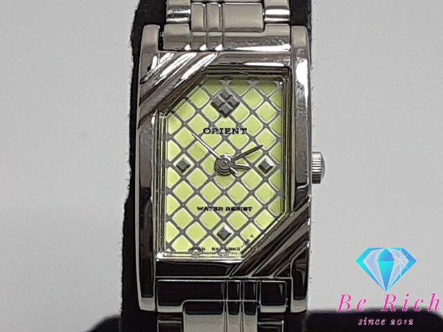楽天市場】オリエント ORIENT レディース 腕時計 スクエア 薄緑