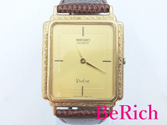 楽天市場】セイコー SEIKO ドルチェ メンズ 腕時計 9520-5060 14K 14金