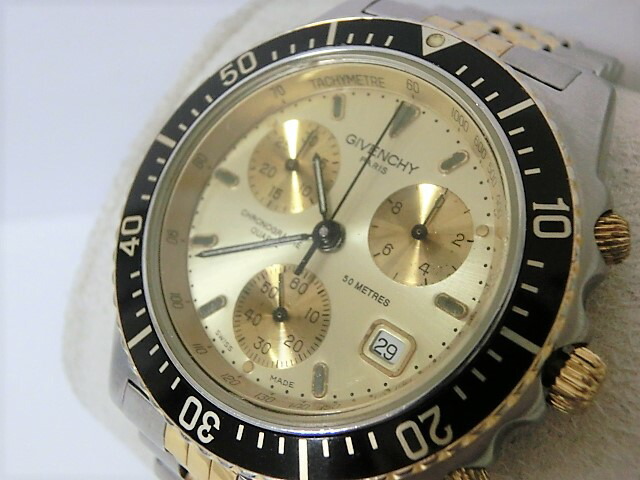 楽天市場】ジバンシー メンズ 腕時計 クロノグラフ デイト SS デイト