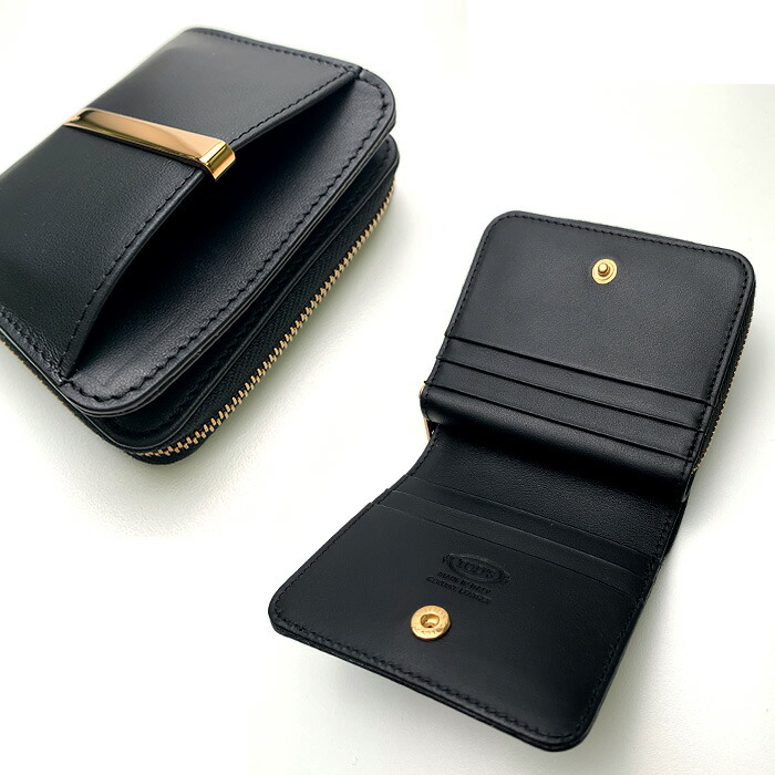 楽天市場】TODS トッズ TOD'S 本革 二つ折り財布 XAWDBMAI200UPP