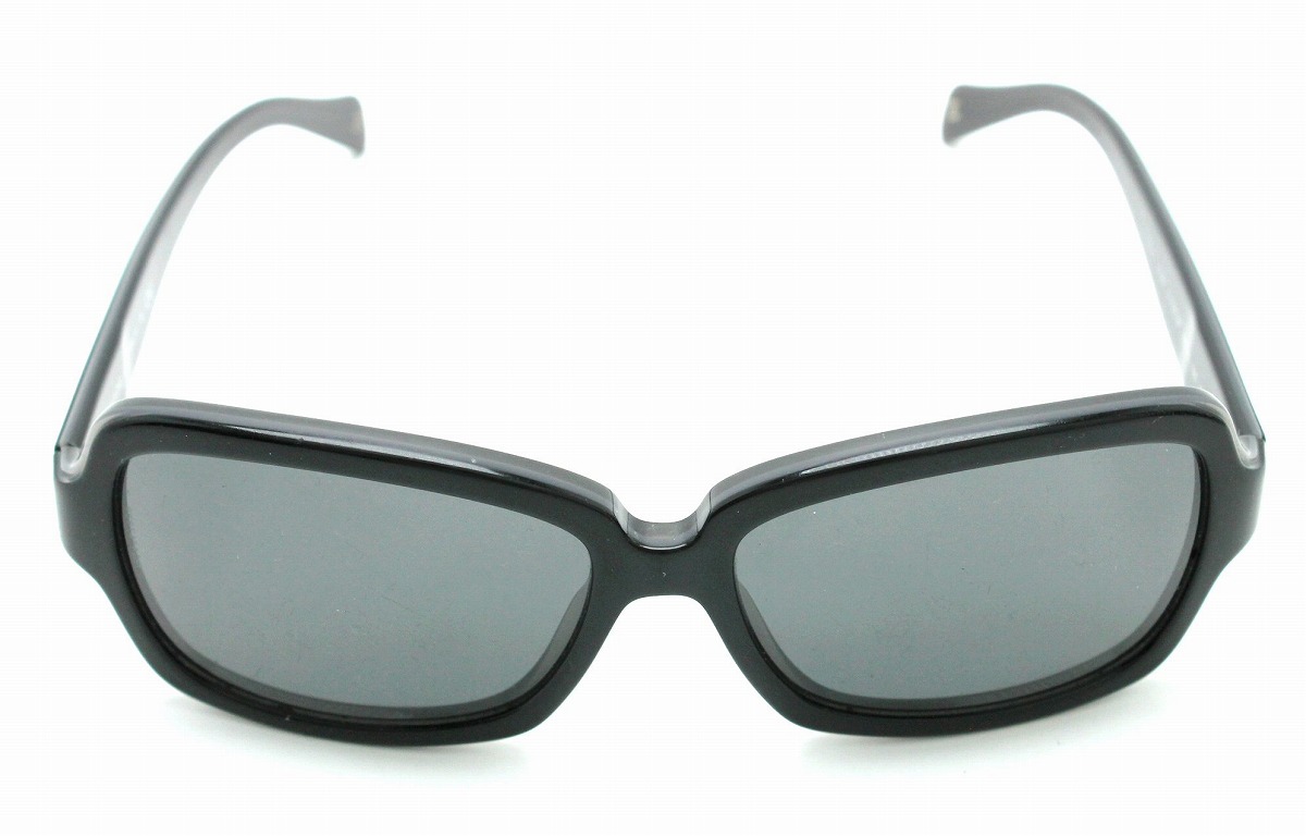 美品 CHANEL サングラス 5143-A ブラック ココマーク シャネル 黒