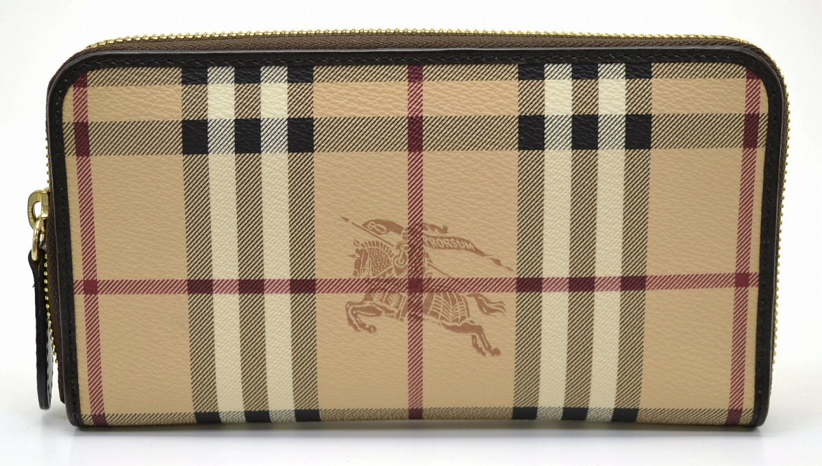 楽天市場】【財布】BURBERRY バーバリー ラウンドファスナー長財布