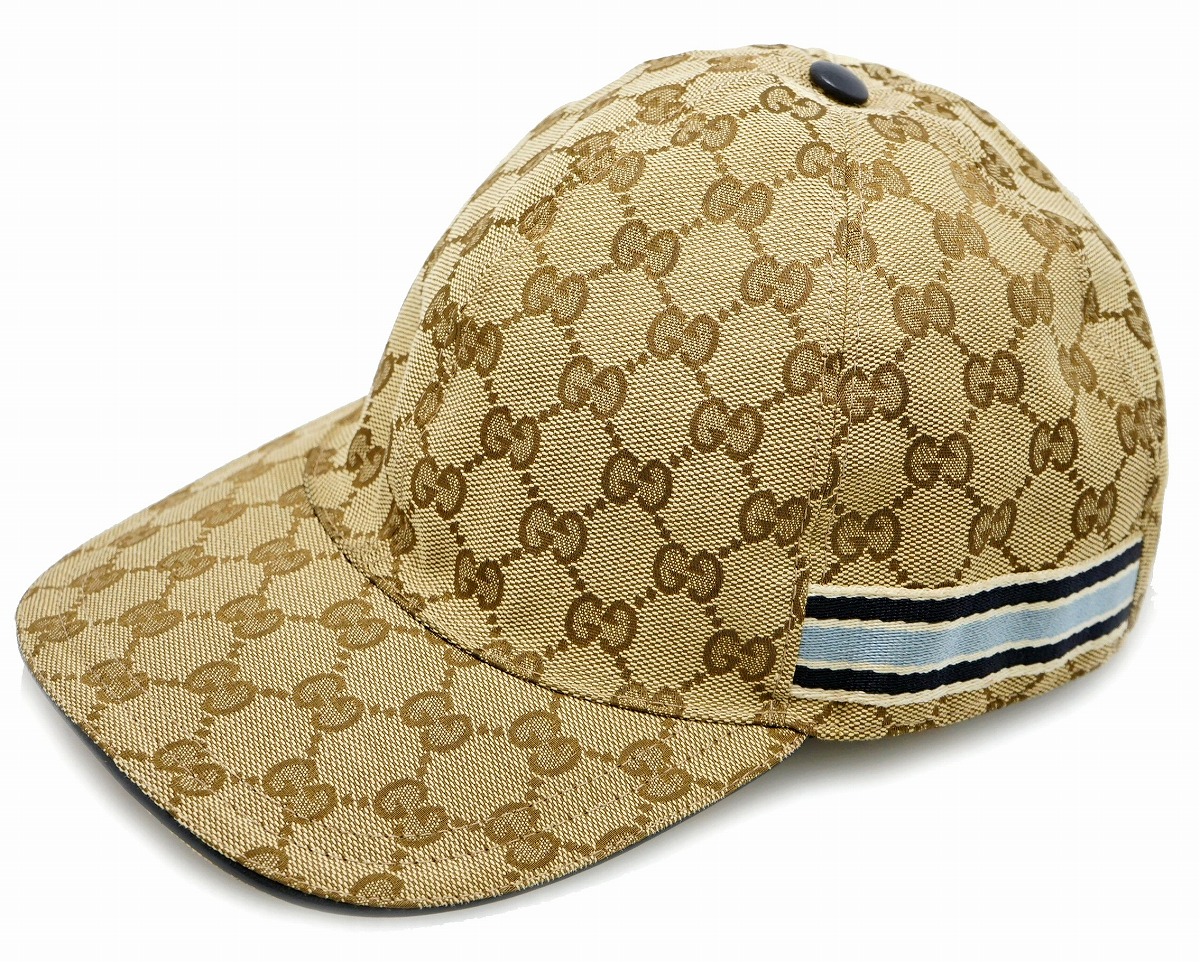 楽天市場】【アパレル】GUCCI グッチ GGキャンバス キャップ 帽子 #XL