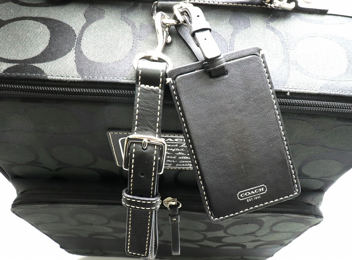 楽天市場】【バッグ】COACH コーチ シグネチャー キャリーケース