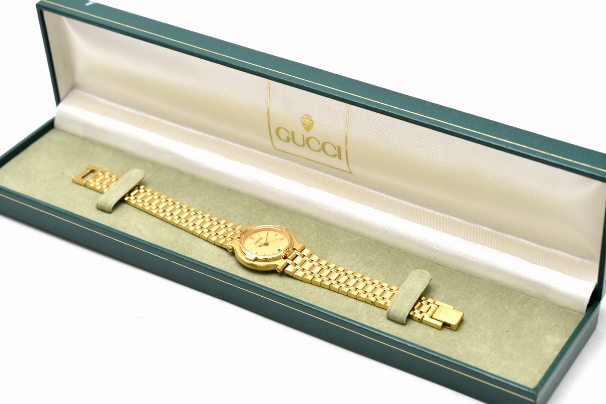 楽天市場】【ウォッチ】GUCCI グッチ デイト ゴールド文字盤 GP
