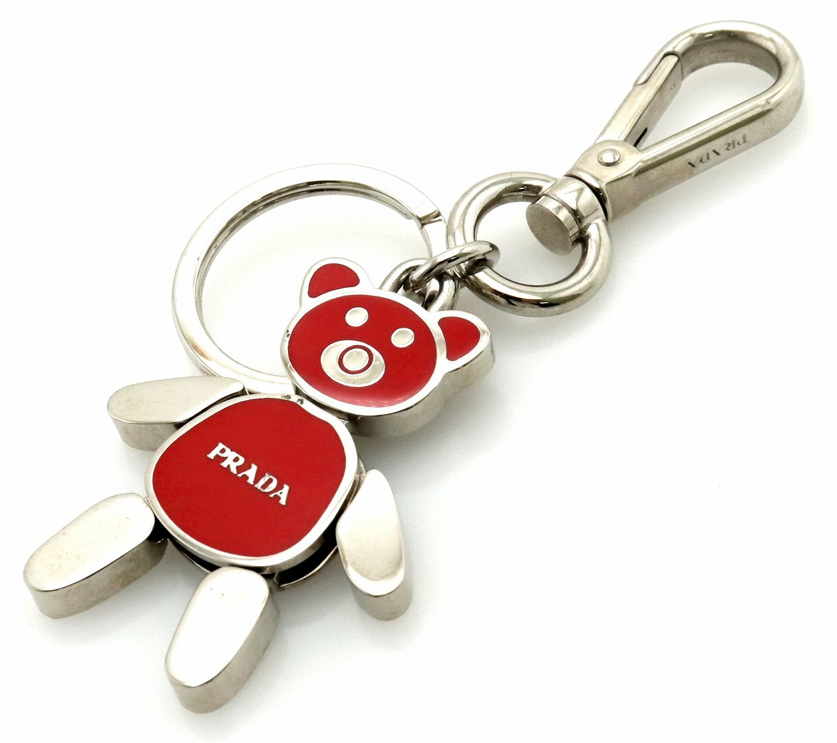 楽天市場】PRADA プラダ TEDDY ベアー クマ ロゴ キーホルダー バッグ