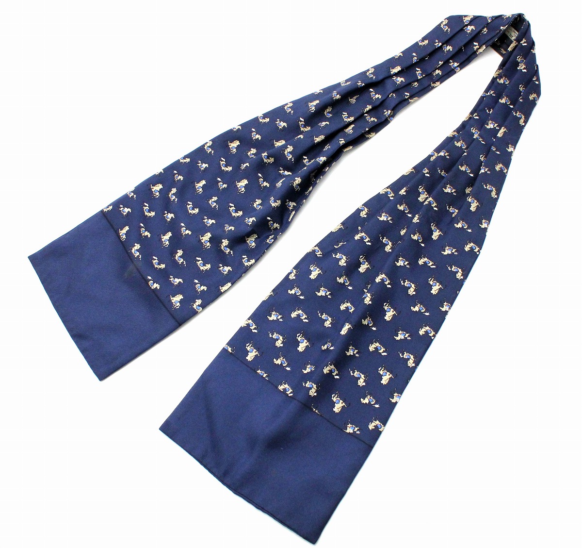 楽天市場】【アパレル】HERMES エルメス アスコットタイ ネクタイ 馬