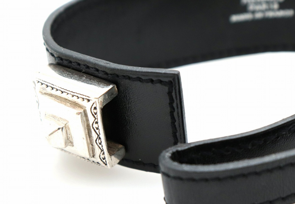 楽天市場】HERMES エルメス トゥアレグ ブレスレット バングル レザー