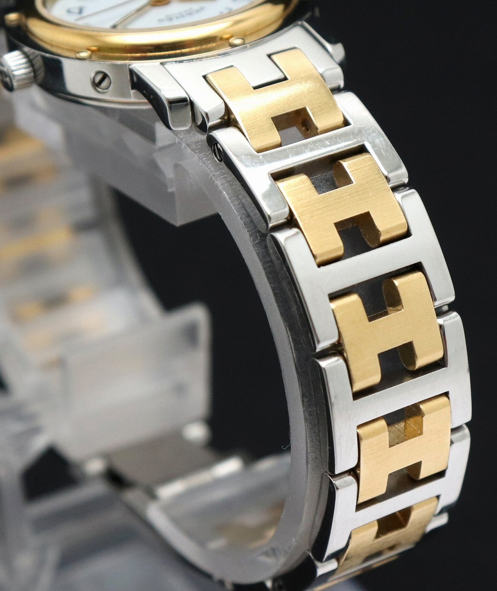 楽天市場】【ウォッチ】HERMES エルメス クリッパー デイト ホワイト