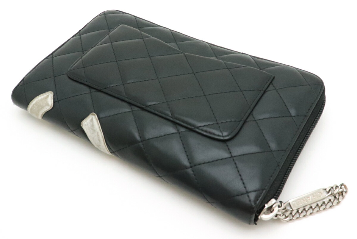 楽天市場】【財布】CHANEL シャネル カンボンライン ラウンド