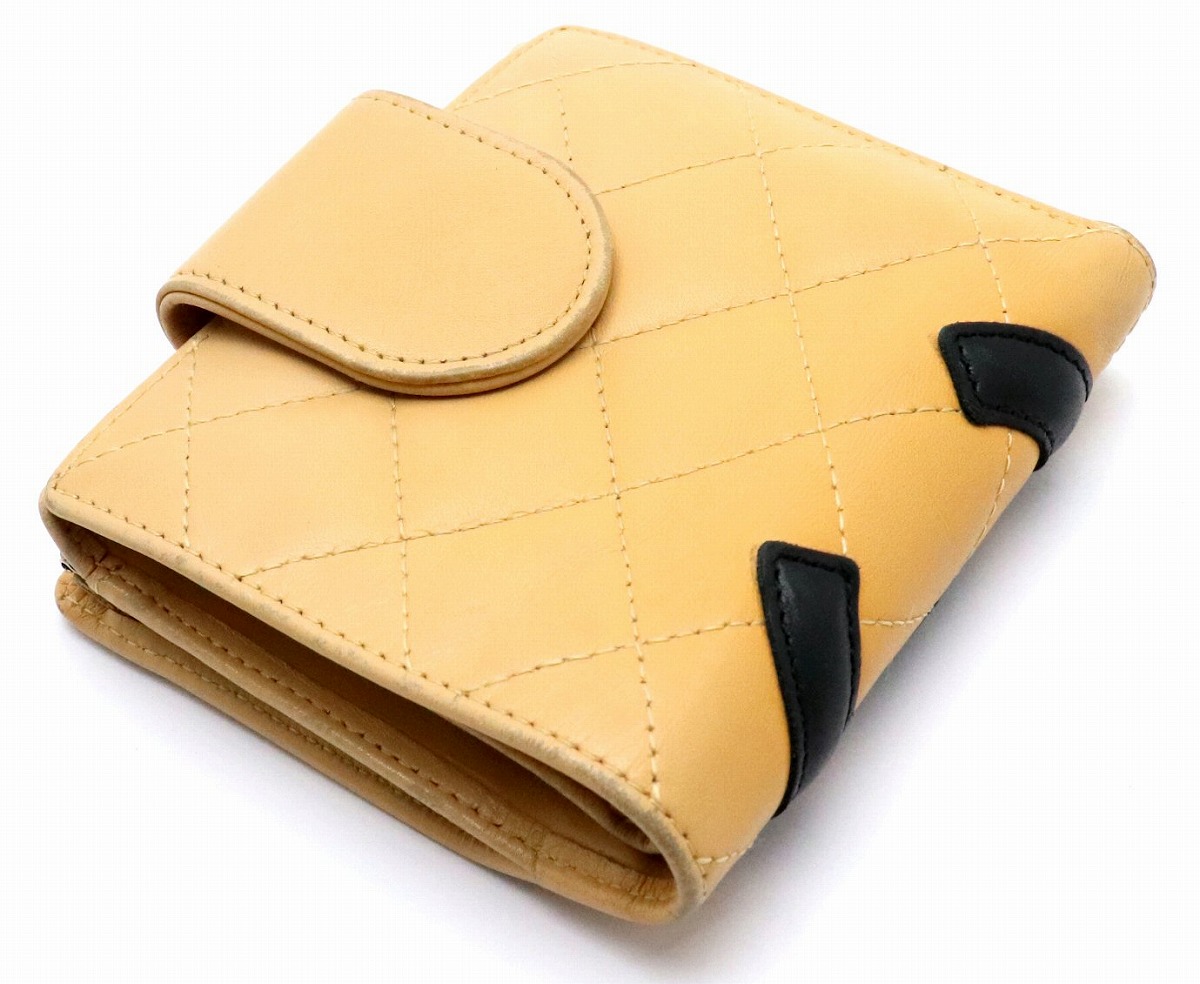 楽天市場】【財布】CHANEL シャネル カンボンライン がま口財布 ガマ口