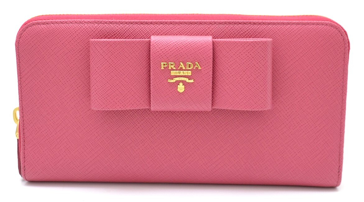 楽天市場】【新品未使用品】【財布】PRADA プラダ リボン モチーフ