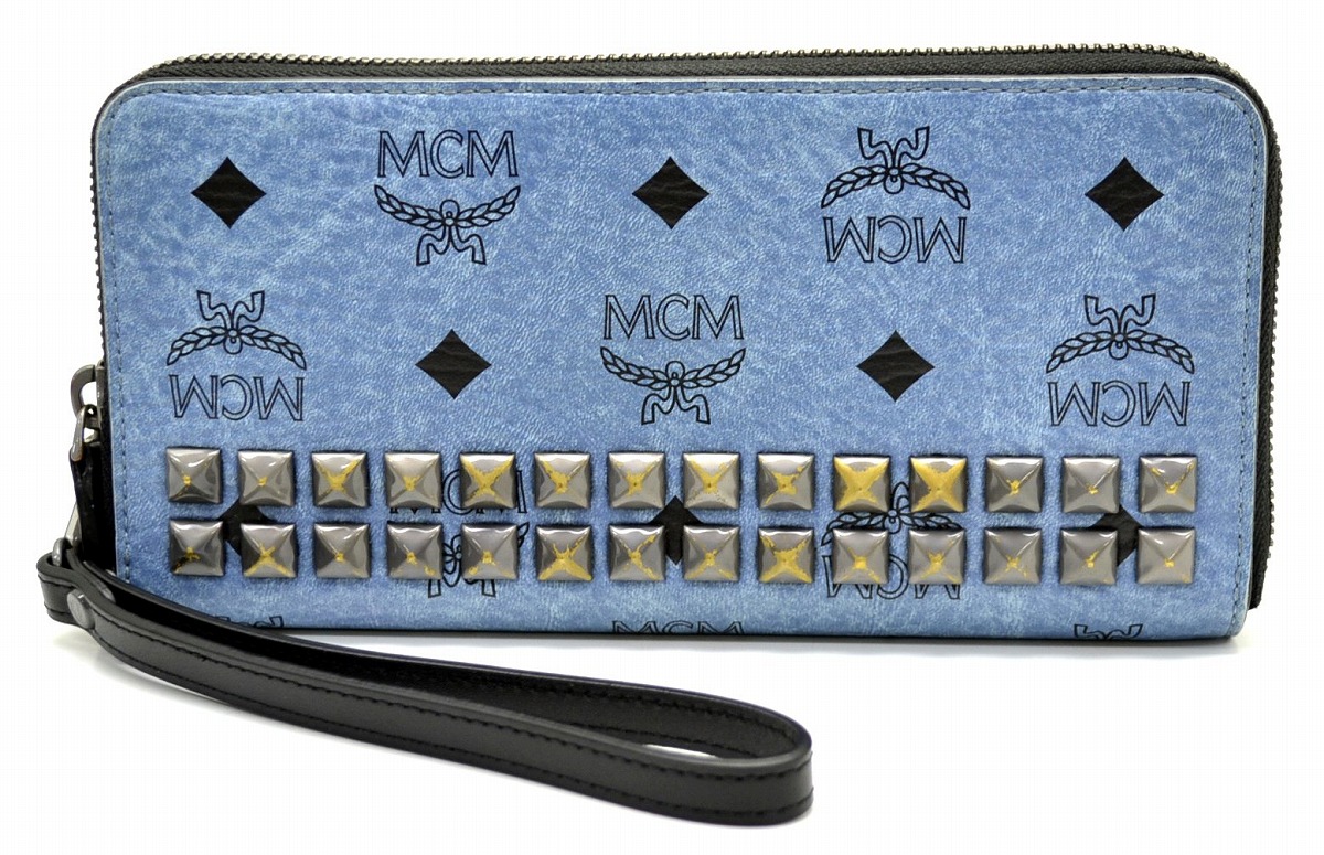 楽天市場】【財布】MCM エムシーエム ロゴグラム スタッズ ラウンド