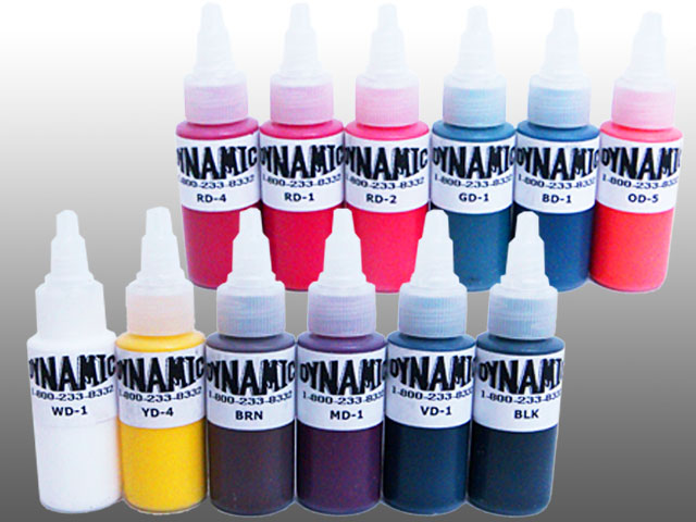 楽天市場】【DYNAMIC】 タトゥーインク プレミアムカラーセット