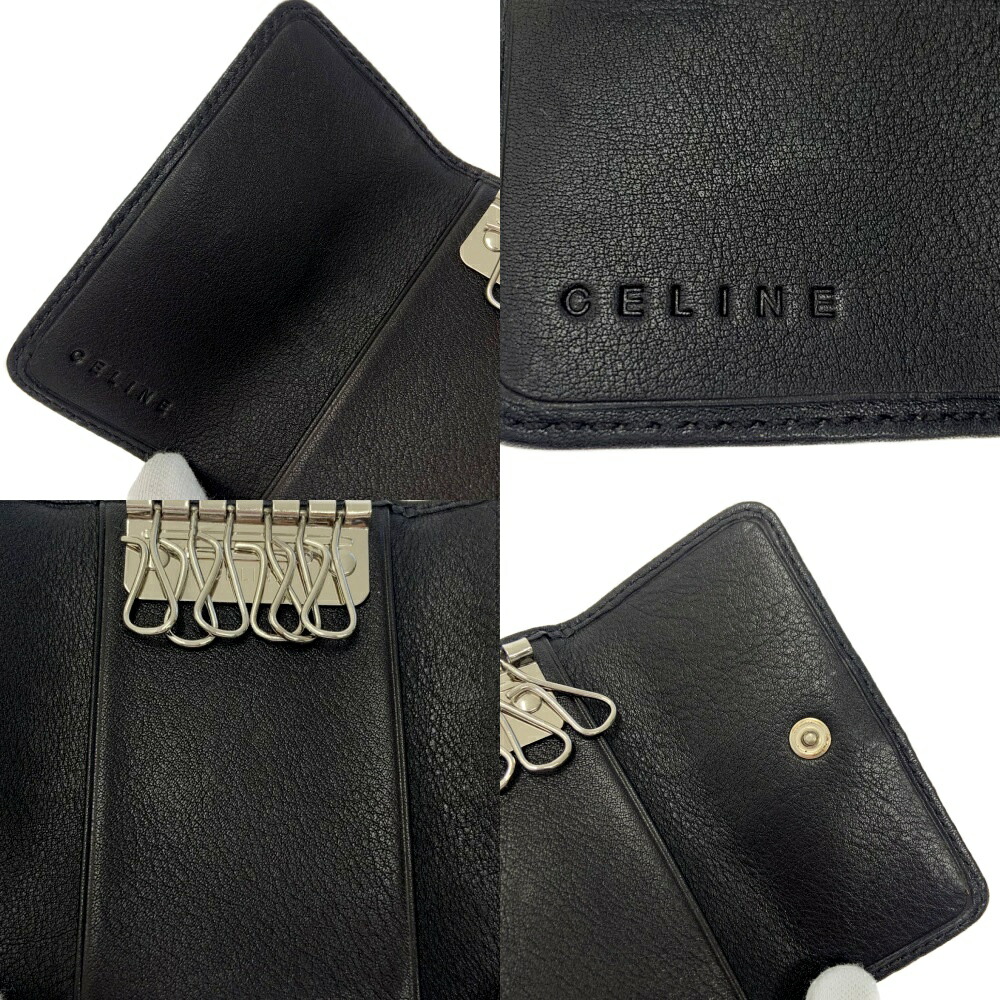 楽天市場】【中古】【箱付き】 CELINE セリーヌ レザー マカダム 6連
