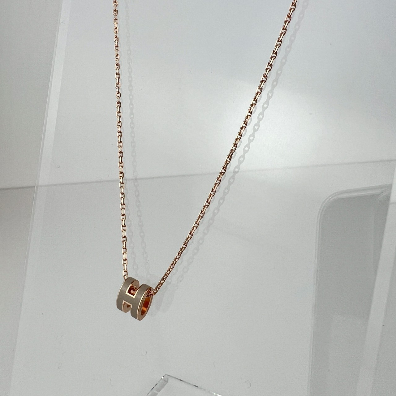 楽天市場】新品未使用 Hermès エルメス Pendant Mini pop H ミニポップ