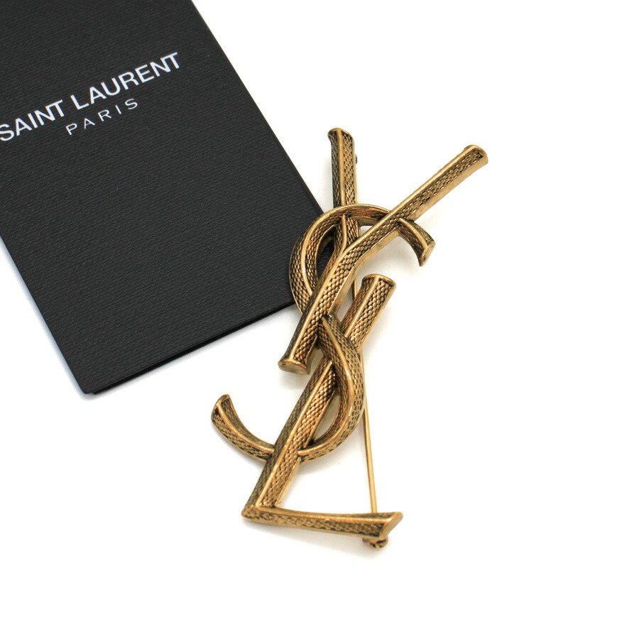 楽天市場】SAINT LAURENT サンローラン 700582 Y1500 8204 ブローチ