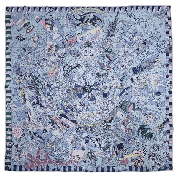 楽天市場】エルメス ショール カレ ジェアン 140 エルメスの叙事詩