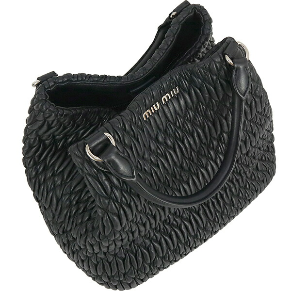 楽天市場】【美品】 ミュウミュウ 2WAYバッグ ナッパクリスタル