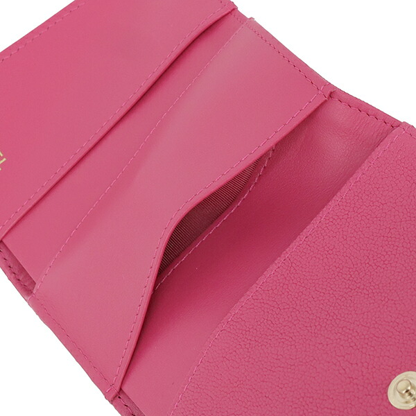 楽天市場】【10%OFF】 シャネル 三つ折り財布 スモール フラップ