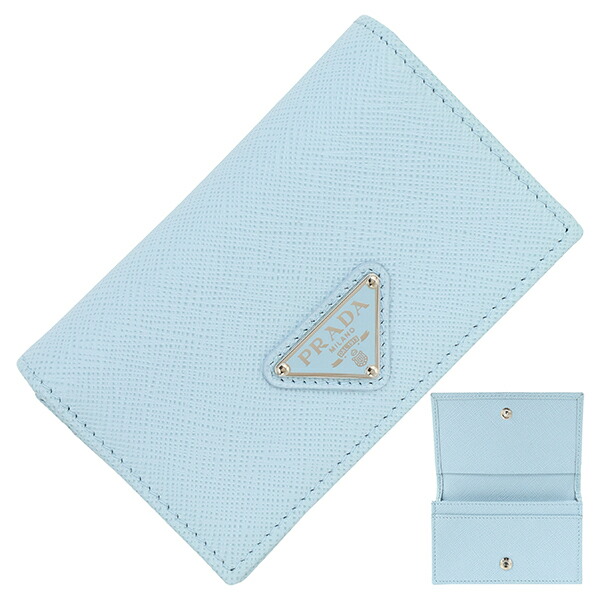 楽天市場】【新品】 プラダ 名刺入れ サフィアーノ トライアングル